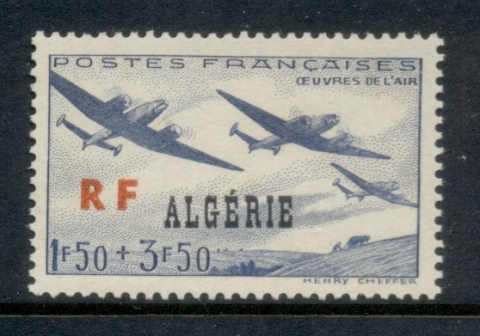 Algeria 1945 Algerian Airmen Surch.