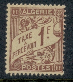 Algeria 1926-27 Postage Due 1f