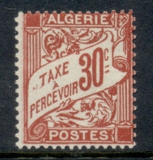 Algeria 1926-27 Postage Due 30c