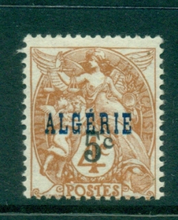 Algeria-1927 5c on 4c Surcharge