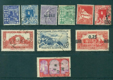 Algeria-1920s-Oddments-10-FU-lot31067