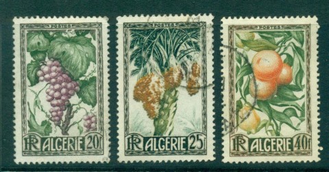 Algeria-1950-Fruits-FU-lot31070