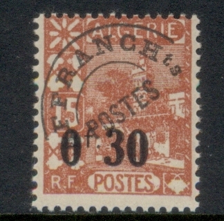 Algeria 1944 Surch 30c Precancel