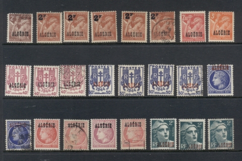 Algeria 1945-47 Opts on France Asst