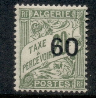 Algeria-1927 Postage Due Surch 60c on 20c