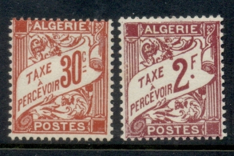 Algeria 1942 Postage Dues without RF