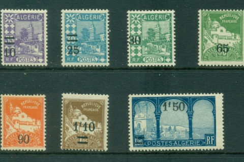 Algeria-1927 Surcharges