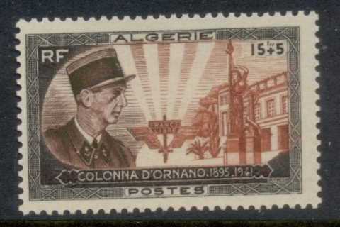 Algeria 1951 death of Col. Colonna d'Ornano 10th Anniv.