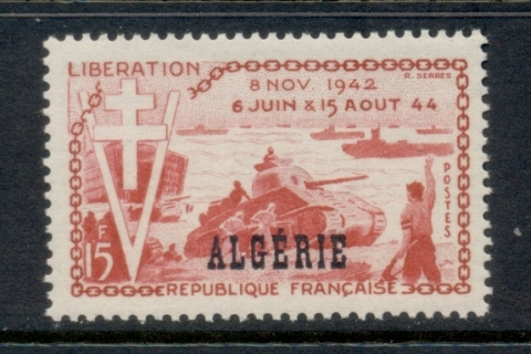 Algeria 1954 Liberation of France 10th Anniv.