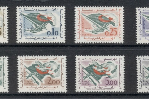Algeria 1963 return of Peace, Flags