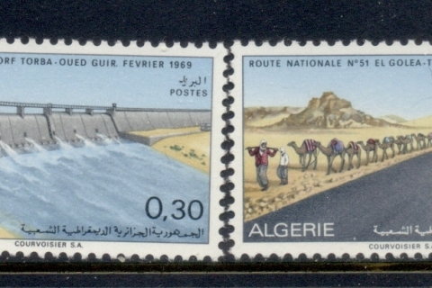 Algeria 1969 Public Works in the Sahara
