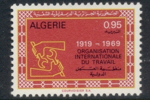 Algeria 1969 ILO 50th Anniv.