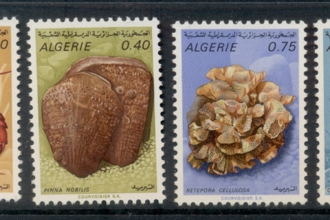 Algeria 1970 Molluscs, Coral, Fossils