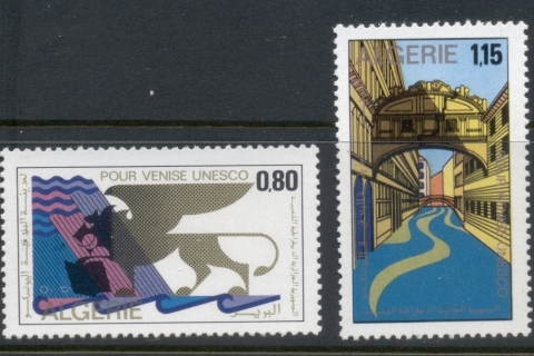 Algeria 1972 UNESCO campaign to Save venice