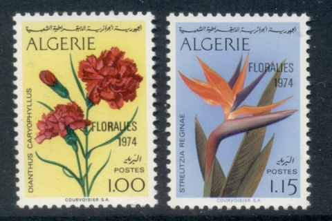 Algeria 1974 Flowers, Opt Florale