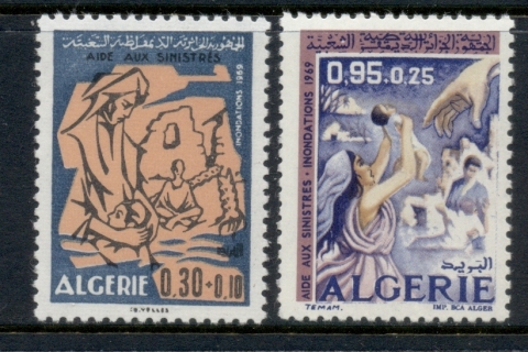 Algeria 1969 rescuing Flood Victims