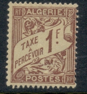 Algeria-1926-27 Postage Due 1f