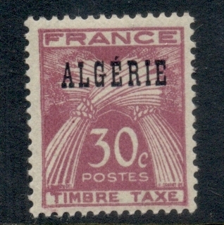 Algeria 1947 Postage Due Opt Algerie 30c