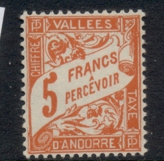 Andorra-Fr-1935-41-Postage-Dues-5f-MLH