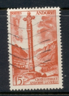 Andorra-Fr-1955-58-Pictorial-15f-FU