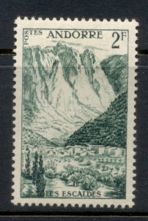 Andorra-Fr-1955-58-Pictorial-2f-MLH