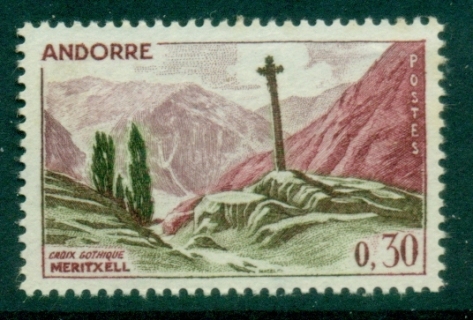 Andorra-Fr-1961-Pictorial-30c-MUH