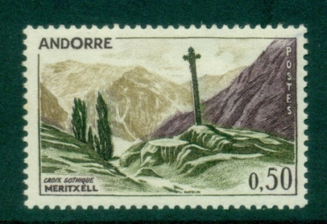 Andorra-Fr-1961-Pictorial-50c-MUH