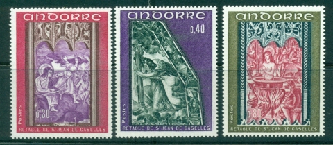 Andorra-Fr-1962-Altars-MUH-lot38718