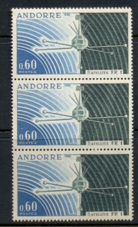 Andorra-Fr-1966-FR-1-Satellite-str3-MUH