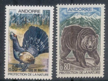 Andorra-Fr-1971-Nature-Protection-MUH