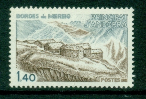 Andorra-Fr-1981-Bordes-de-Mereig-Mountain-Village-MUH