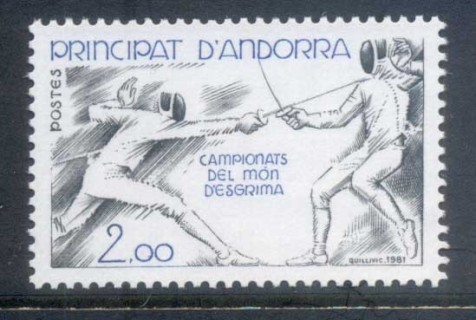 Andorra-Fr-1981-World-Fencing-Championship-MUH