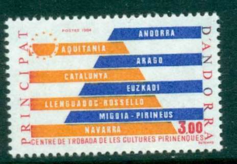 Andorra-Fr-1984-Pyrenees-Art-Centre-MUH-lot58455