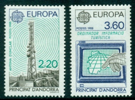 Andorra-Fr-1988-Europa-MUH-Lot16028