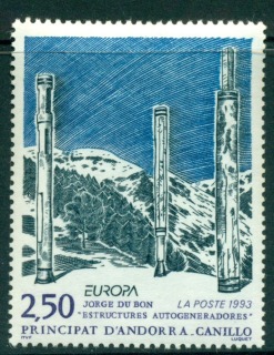 Andorra-Fr-1993-Europa-MUH-Lot16032