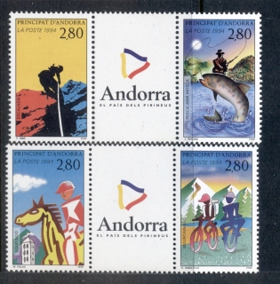 Andorra-Fr-1994-Tourist-Sports-MUH