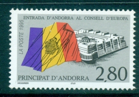 Andorra-Fr-1995-Entry-to-Council-of-Europe-MUH