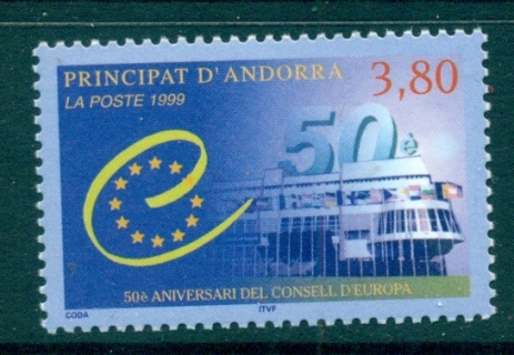 Andorra-Fr-1997-Council-of-Europe-MUH