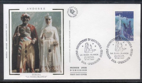 Andorra-Fr-1997-Europa-Myths-legends-FDC