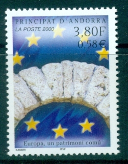 Andorra-Fr-2000-Europa-a-Common-Heritage-MUH