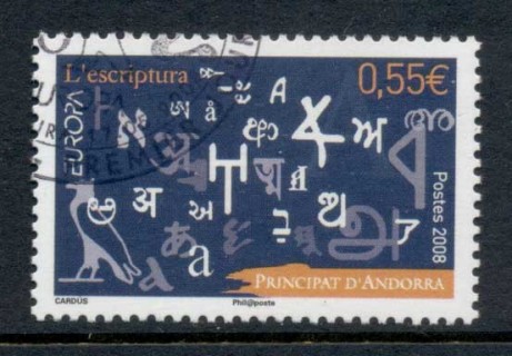 Andorra-Fr-2008-Europa-The-Letter-FU