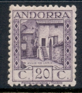 Andorra-Sp-1931-38-20c-St-Julia-de-Loria