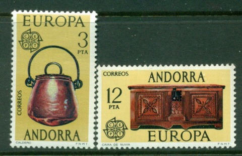 Andorra-Sp-1976-Europa-MUH-Lot16037