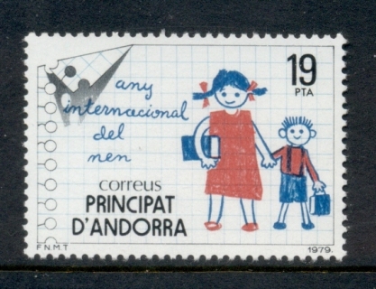 Andorra-Sp-1979-IYC-International-year-of-the-Child-MUH