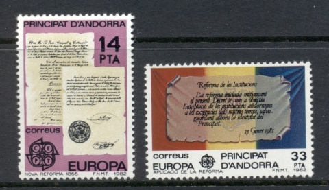 Andorra-Sp-1982-Europa-MUH