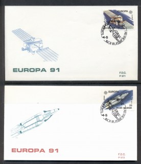 Andorra-Sp-1991-Europa-Man-in-Space-FDC