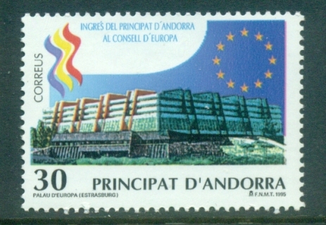 Andorra-Sp-1995-Entry-to-Council-of-Europe-MUH