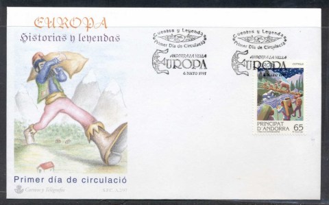 Andorra-Sp-1997-Europa-Myths-legends-FDC