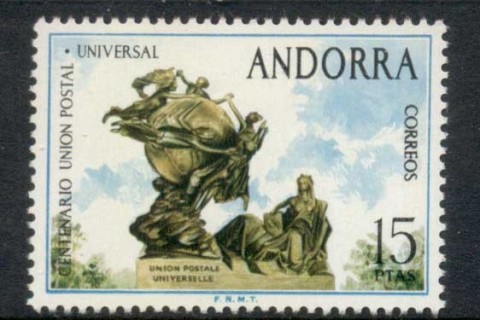 Andorra-Sp-1974-UPU-centenary-MLH