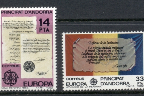 Andorra-Sp-1982-Europa-MUH